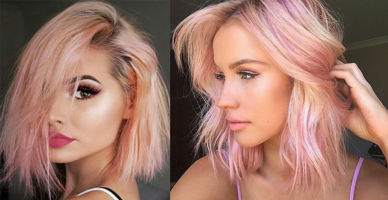 Rose Pembe Saç Modelleri