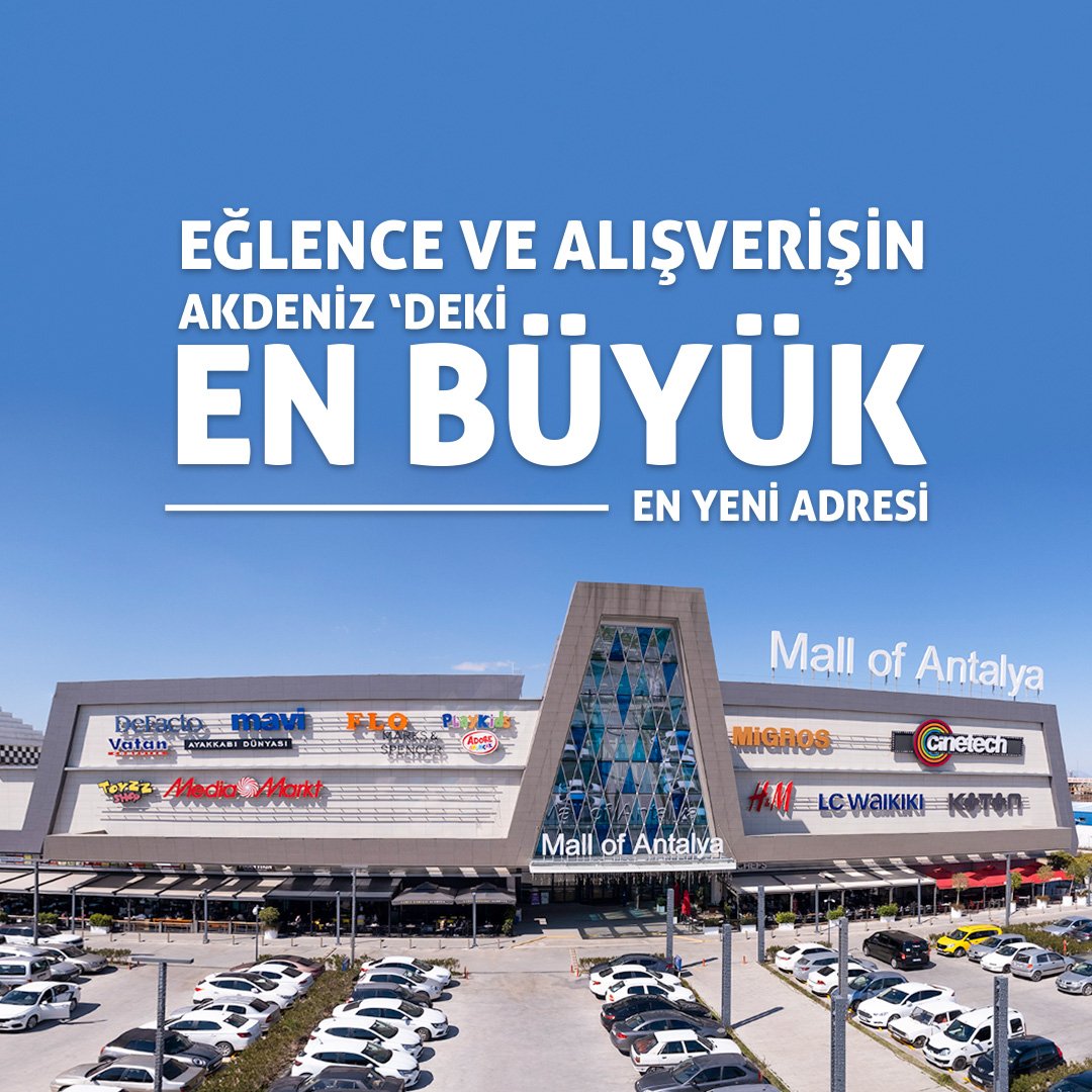Mall Of Antalya Akdeniz' in En Büyük Alışveriş
