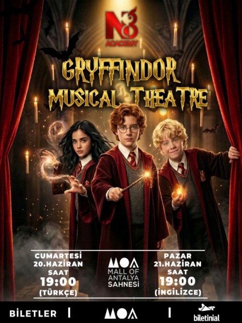 Gryffindor Musical Theatre Tiyatro Oyunu MOA Sahne'de!